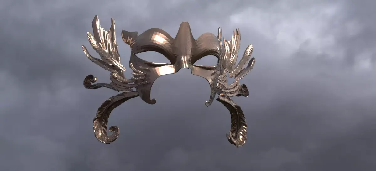Baroque Hera Mask Ball 3D model