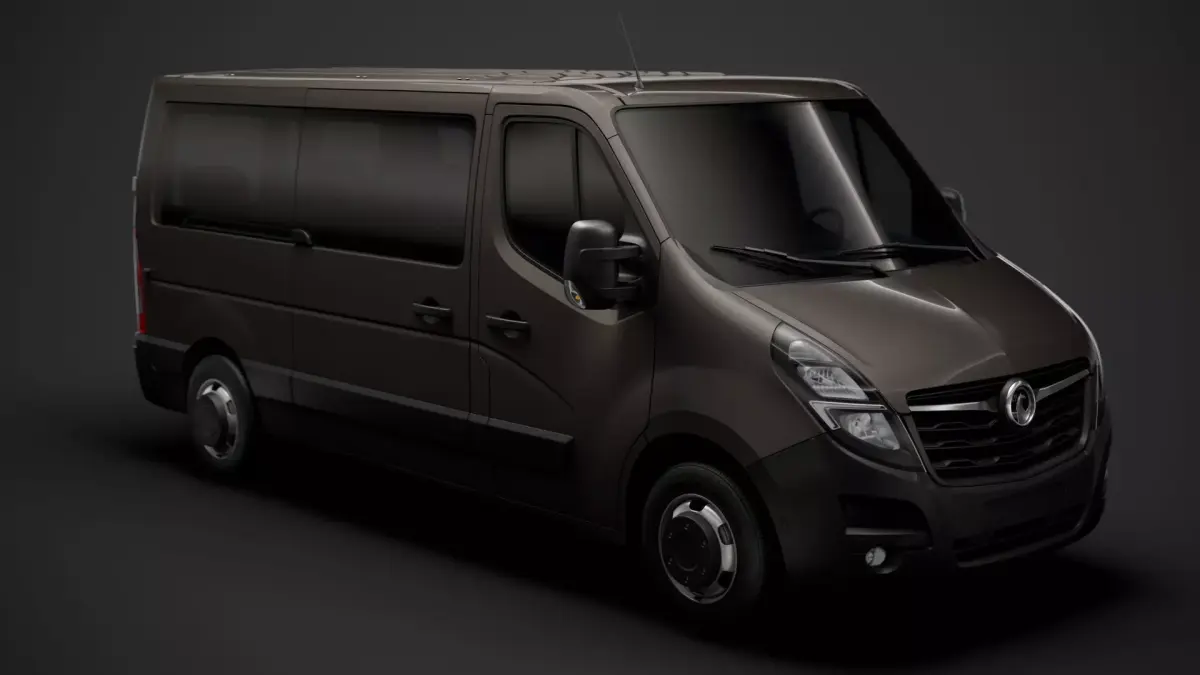Vauxhall Movano L2H1 WindowVan 2020 3D model