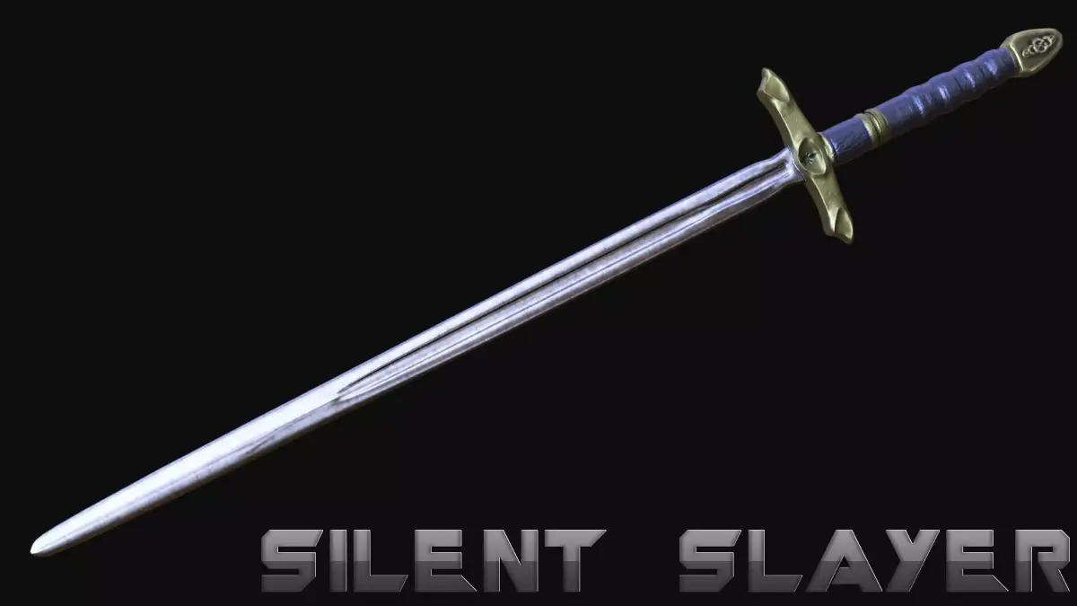 Silent Slayer Low-poly 3D model