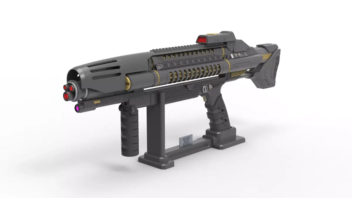 Starfleet Phaser - Star Trek Discovery - Commercial - Printable 3D print model