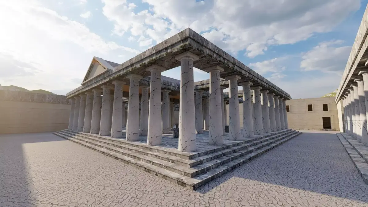 Parthenon-Historical Greek Temple 3D model order