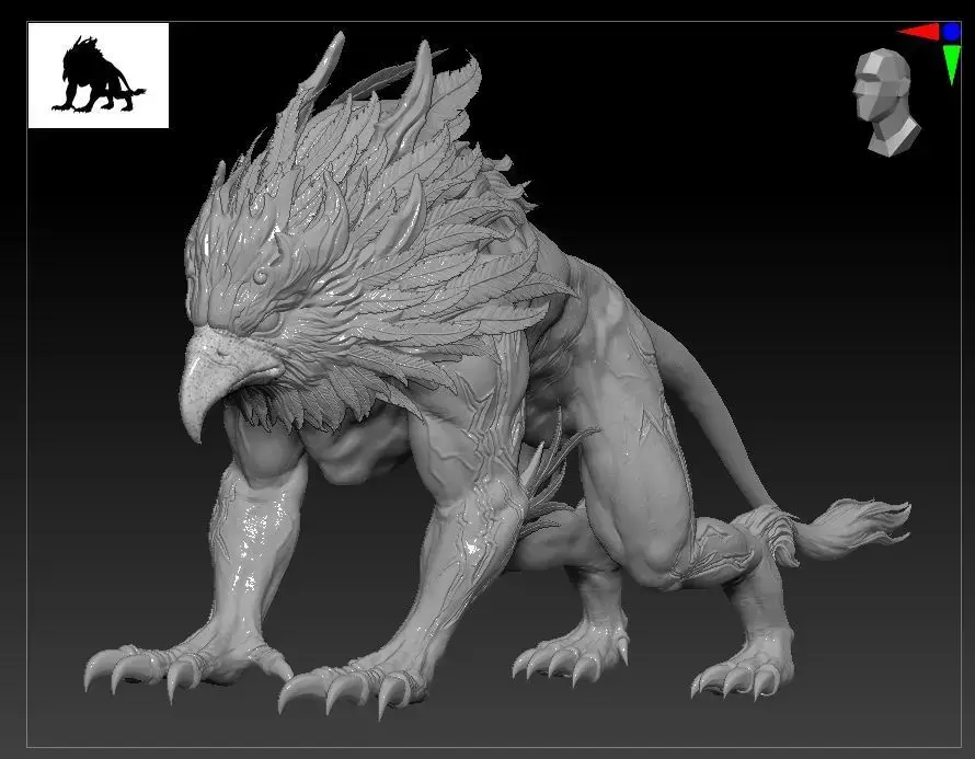 variation gripen beast  3D model