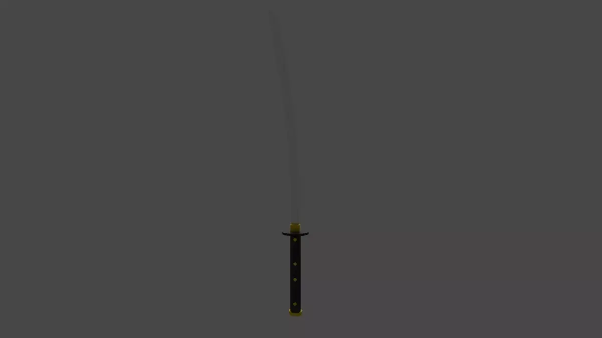 katana samurai sword Free 3D model buy