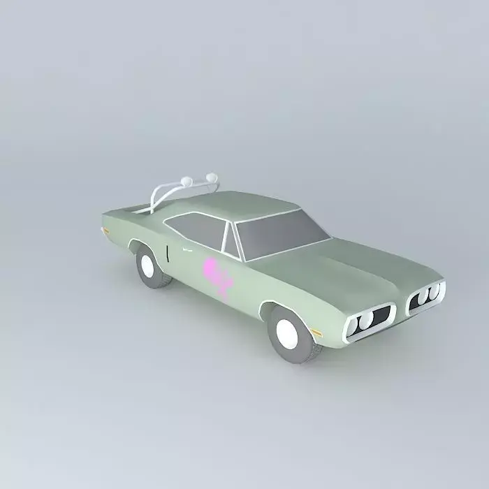 Dodge Shopping Car(t) Free 3D model