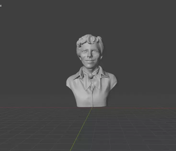 Amelia Earhart 3D print model