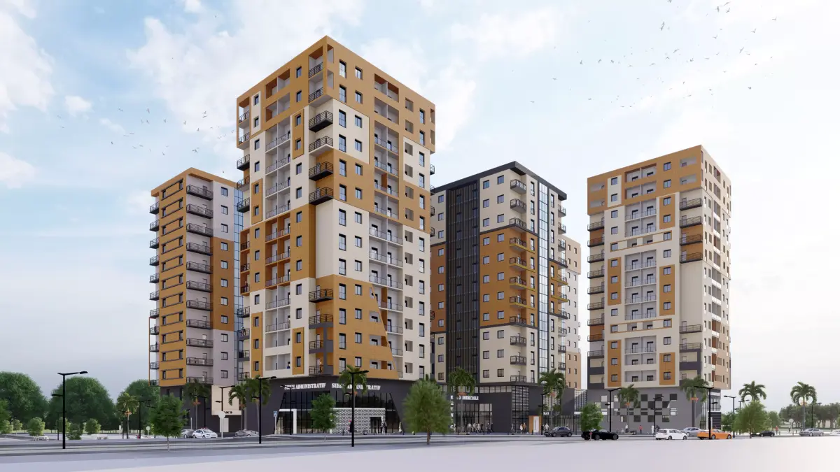 promotionnel residential  Low-poly 3D model