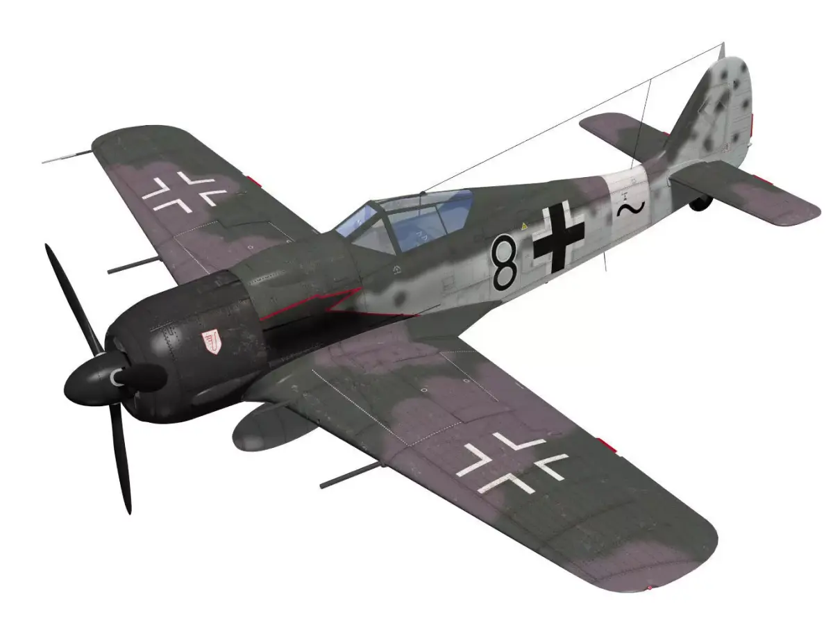 Focke Wulf Fw190 A8 R7 3D model