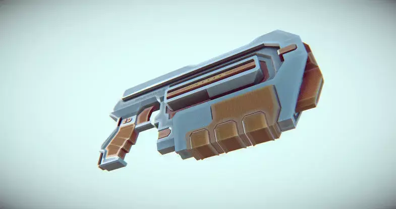 GUN SciFi pack Free 3D model