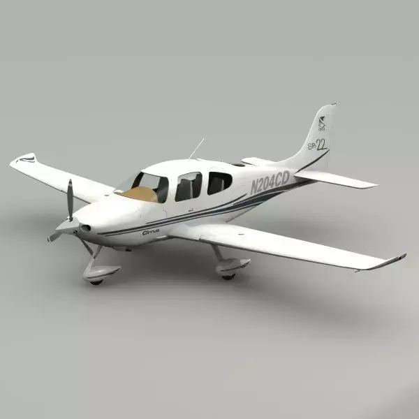 Cirrus SR22 Airplane 3D model