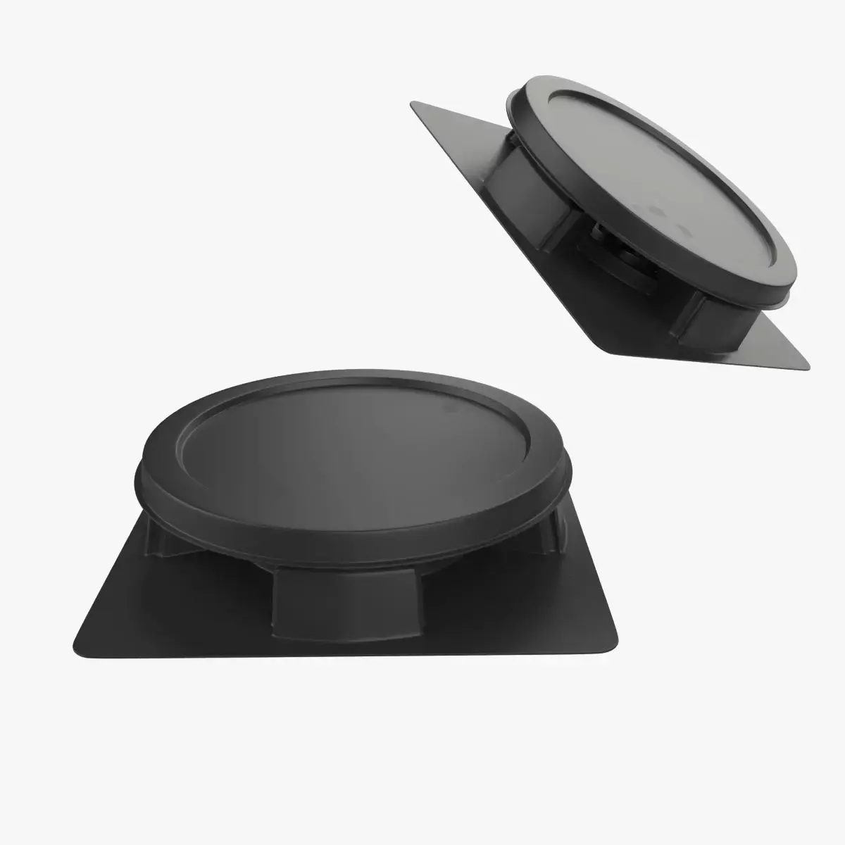 Cockroach Trap Bait Plastic Low High Poly 3D model