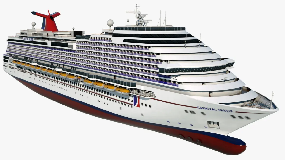 Cruise Ship Carnival Breeze 3D model