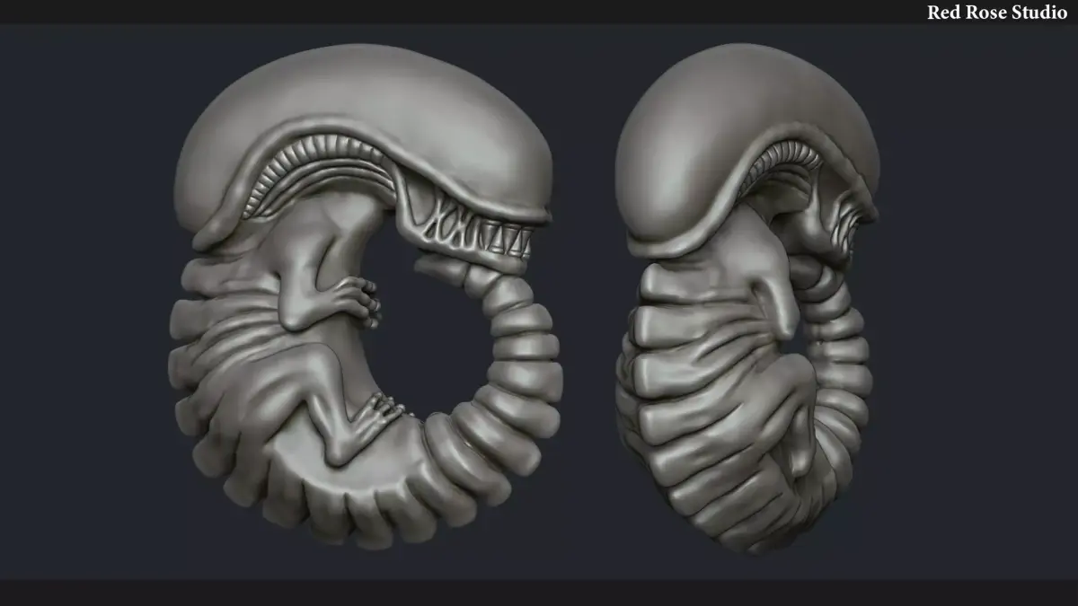 Xenomorph Alien Embryo 3D print model purchase