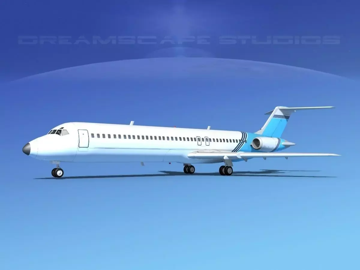 Douglas DC-9-40 Executive 1 3D model