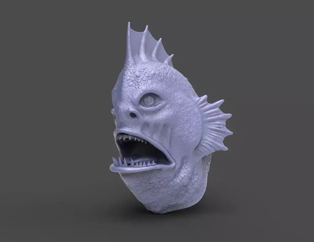 HEAD-R4 high poly sculpt  3D model