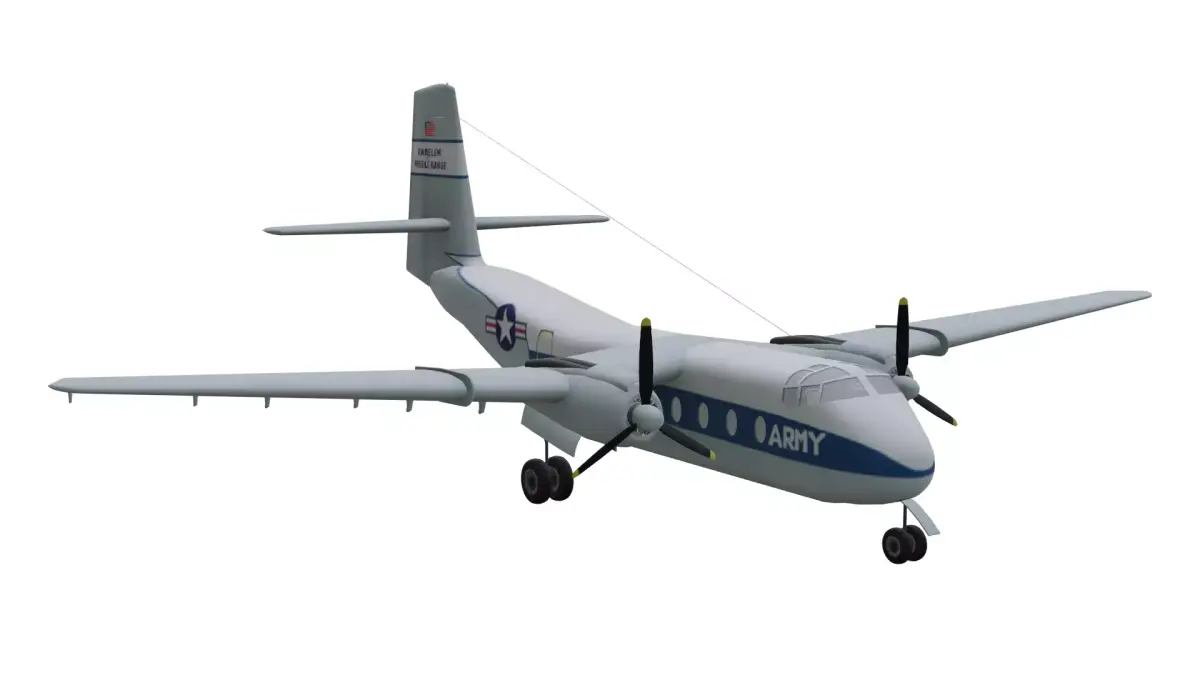 de Havilland Canada DHC-4 Caribou Low-poly 3D model