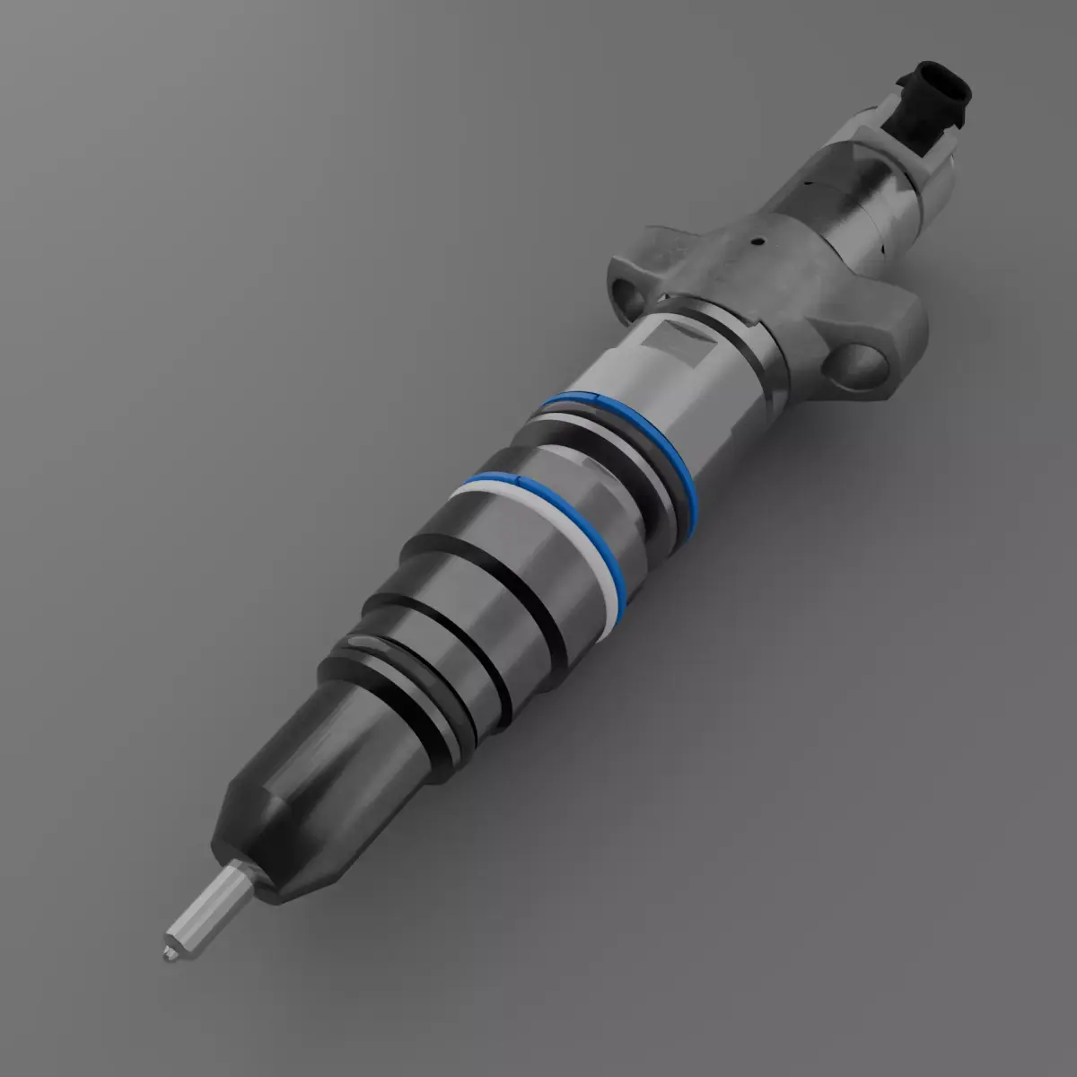 High Pressure Diesel Injector - Large Engine Full Assembly  3D model