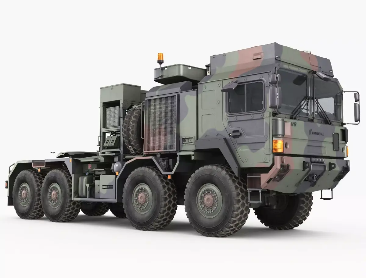 RMMV HX81 Tank transporter 3D model