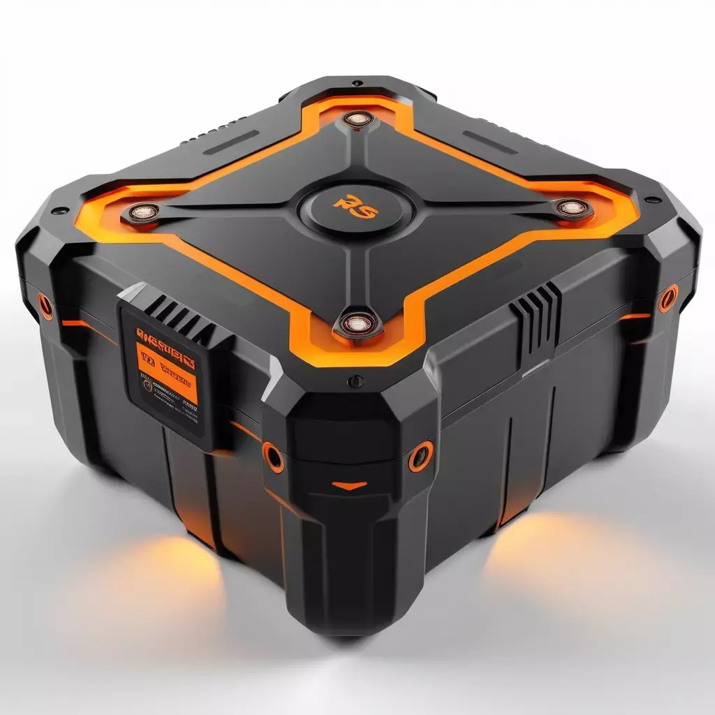SciFi Energy Storage Crate 3D model