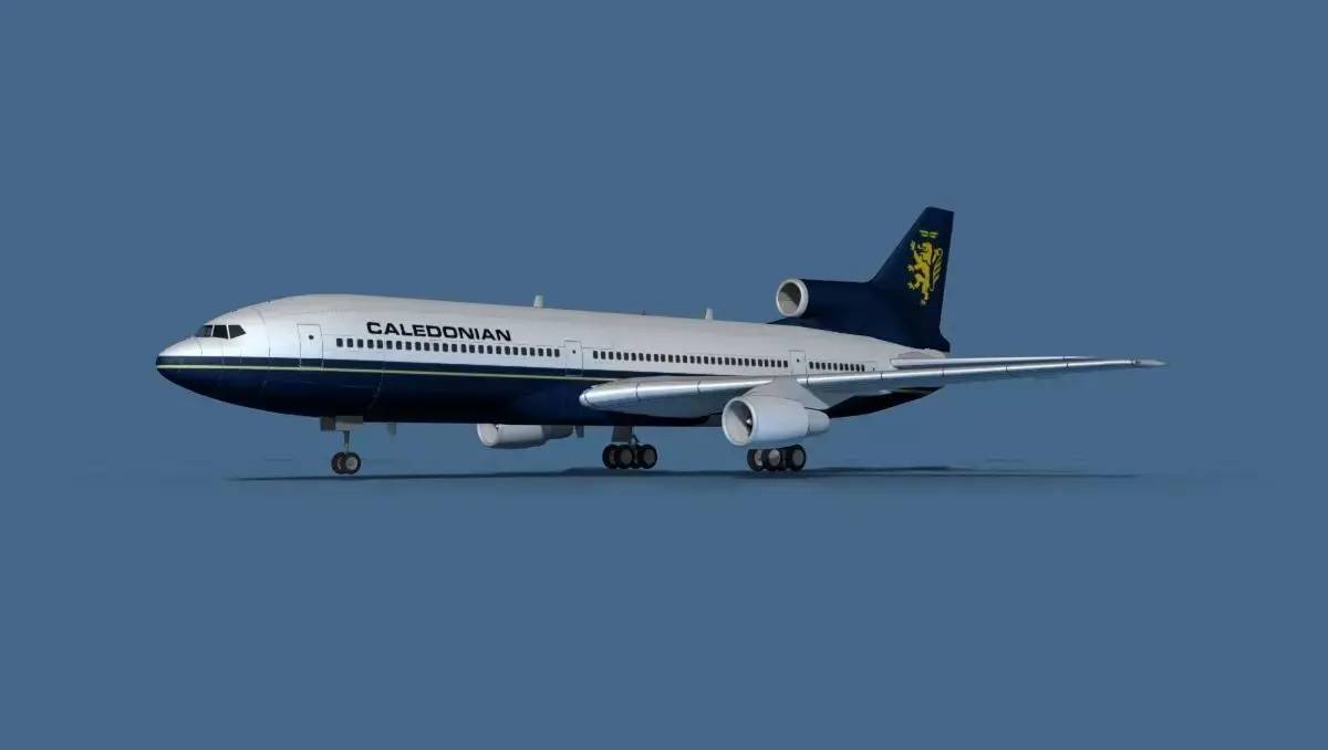 Lockheed L-1011-50 Caledonian 3D model