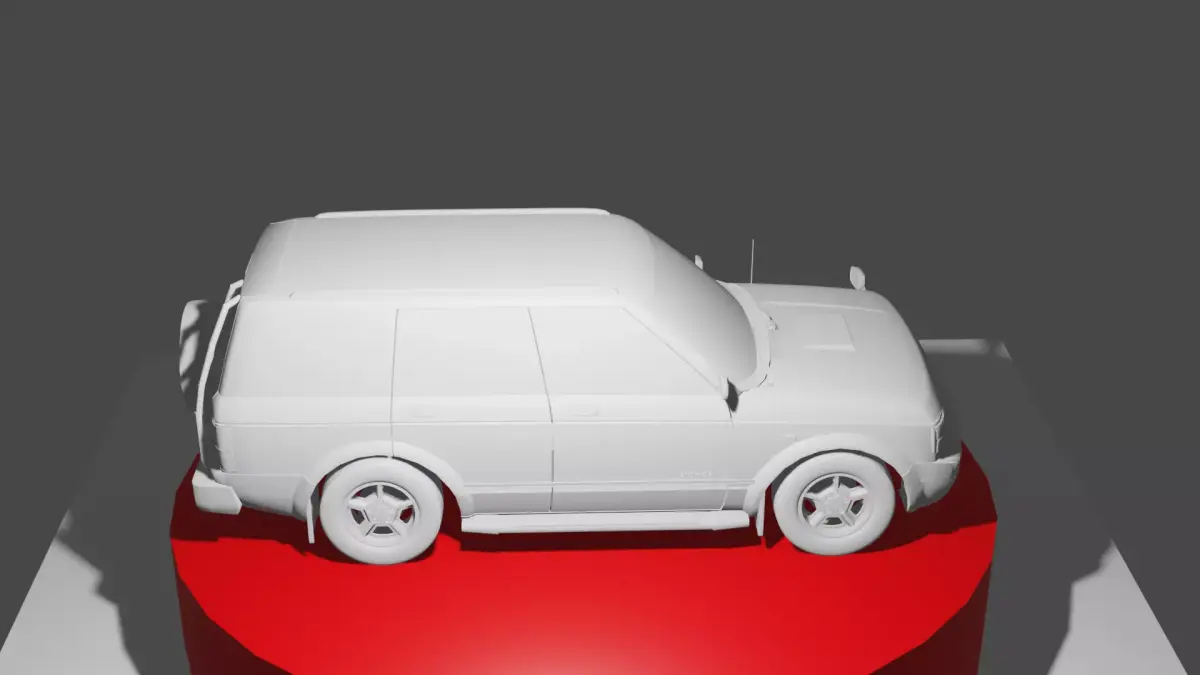 ISUZU Bighorn 3 1 Diesel Without Texture Free 3D model