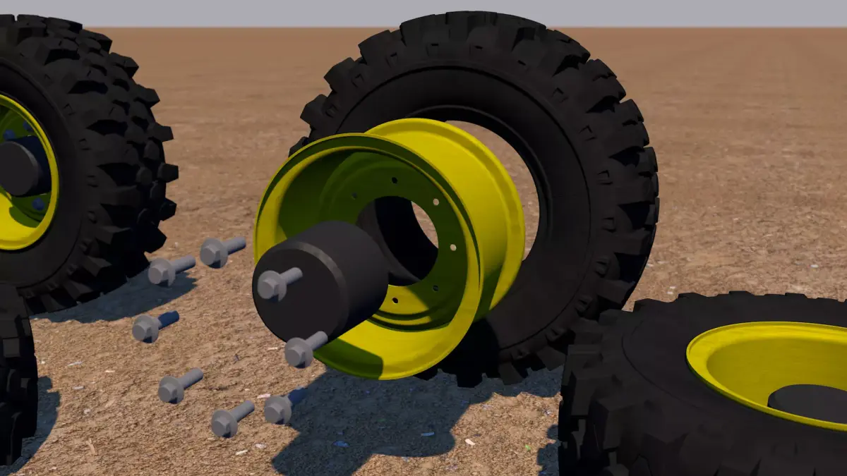 Michelin Bibload Hard Surface 3D model