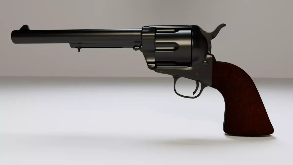 Colt Single Action Army Peacemaker 3D model
