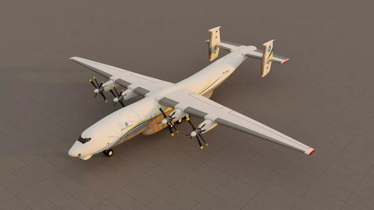 Antonov An-22 3D model