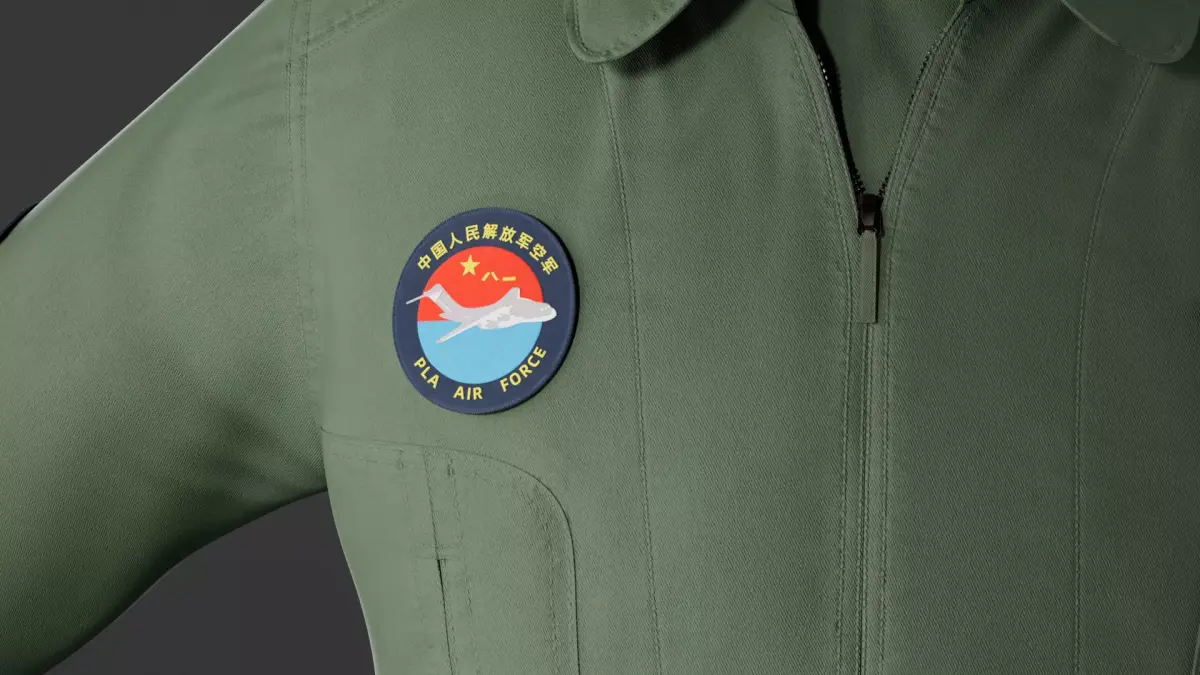 PilotCloth PLA air force Fatigues Free 3D model