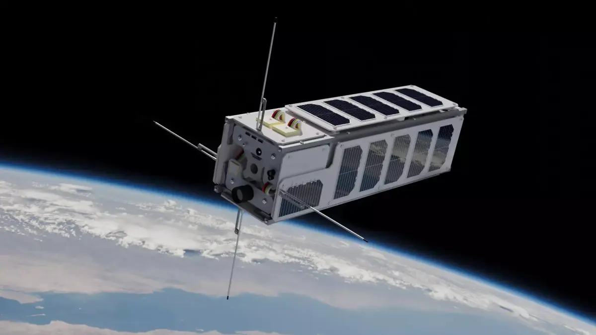 Cube Satellite - CubeSat 3D model