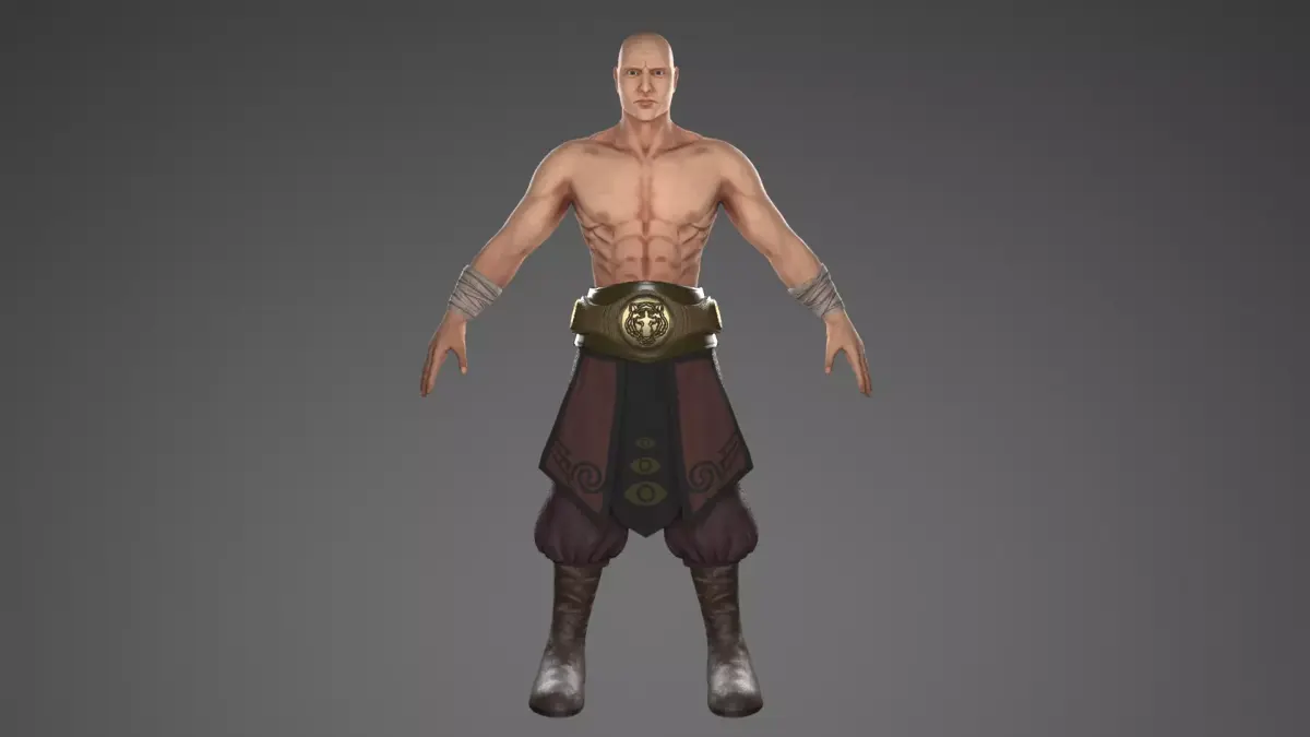 Baldman Semi-realist 3D model