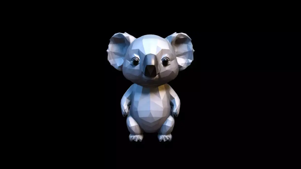 3d Render The Koala  Marsupial Animal To Australia 3D model