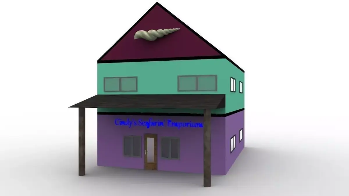  Beachside Emporium 3D model