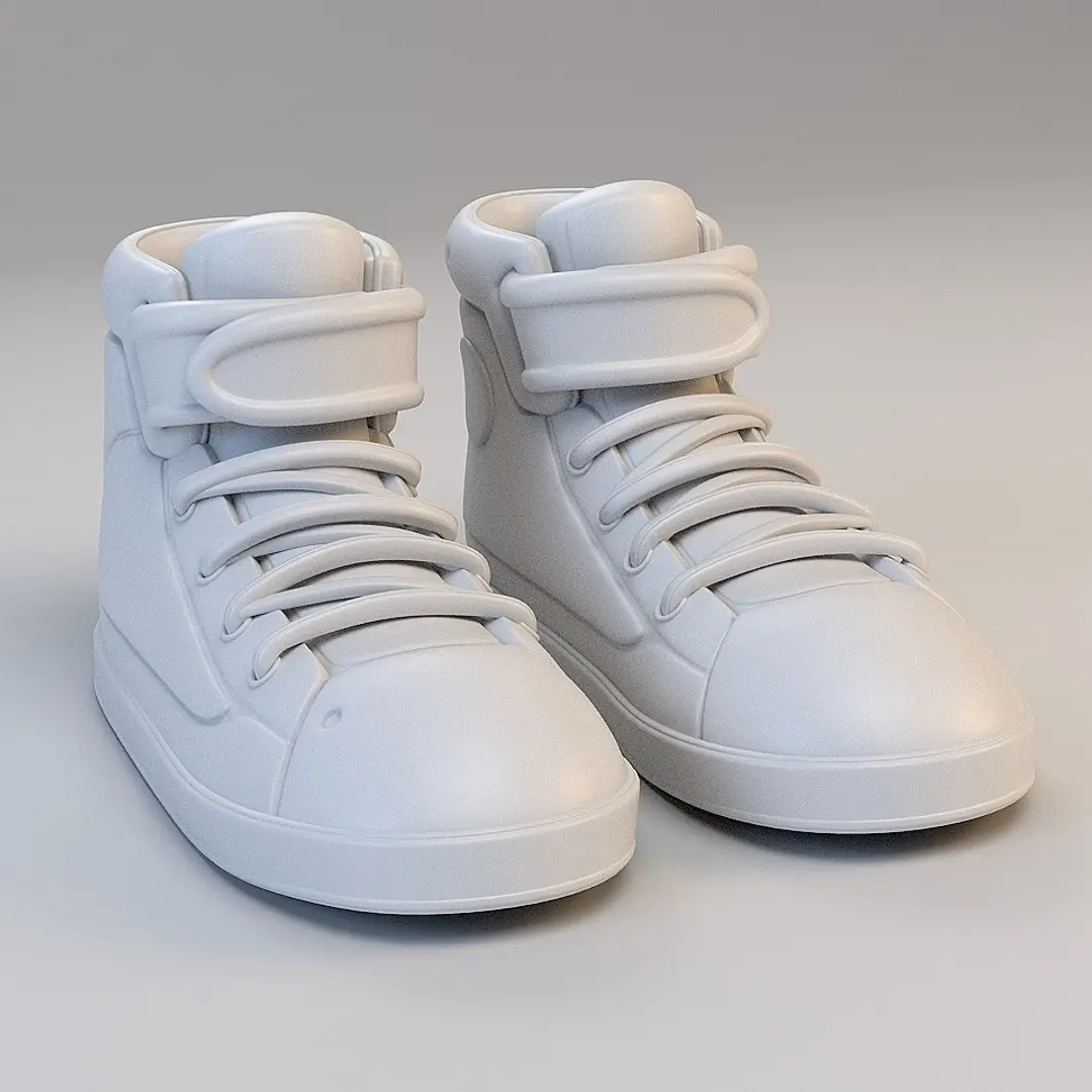 Cartoon Basketball Shoes 3D model purchase