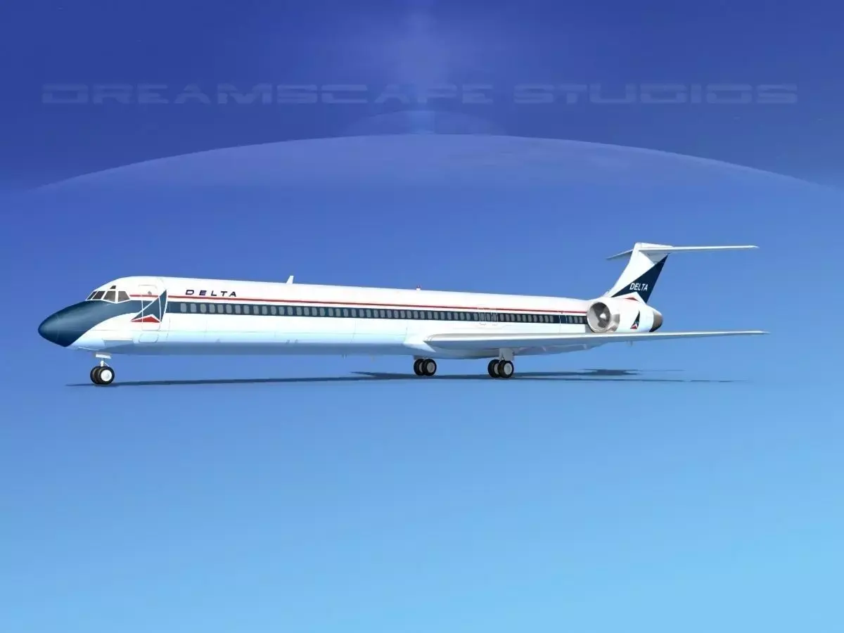 McDonnell Douglas MD-90 Delta 1 3D model