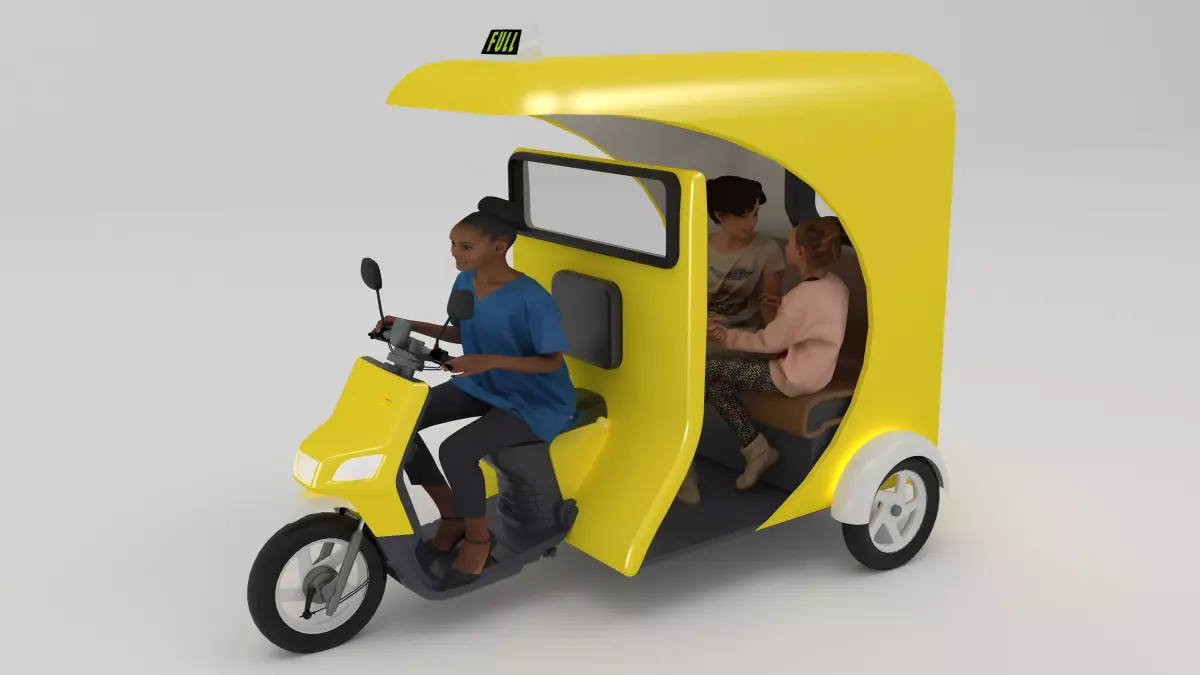 Tuk Tuk Taxi 3D model