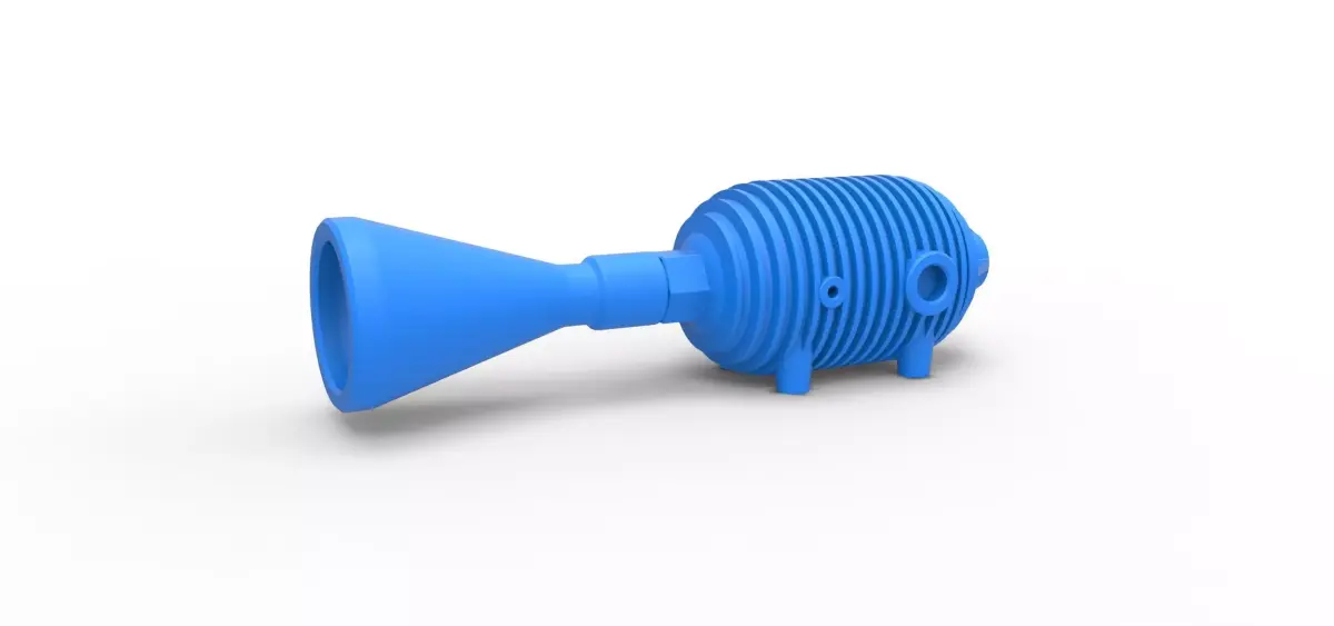 Turbonique thrust engine Scale 1 to 25 3D print model