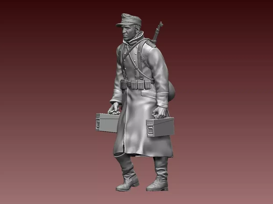 German soldier 3D print model 3