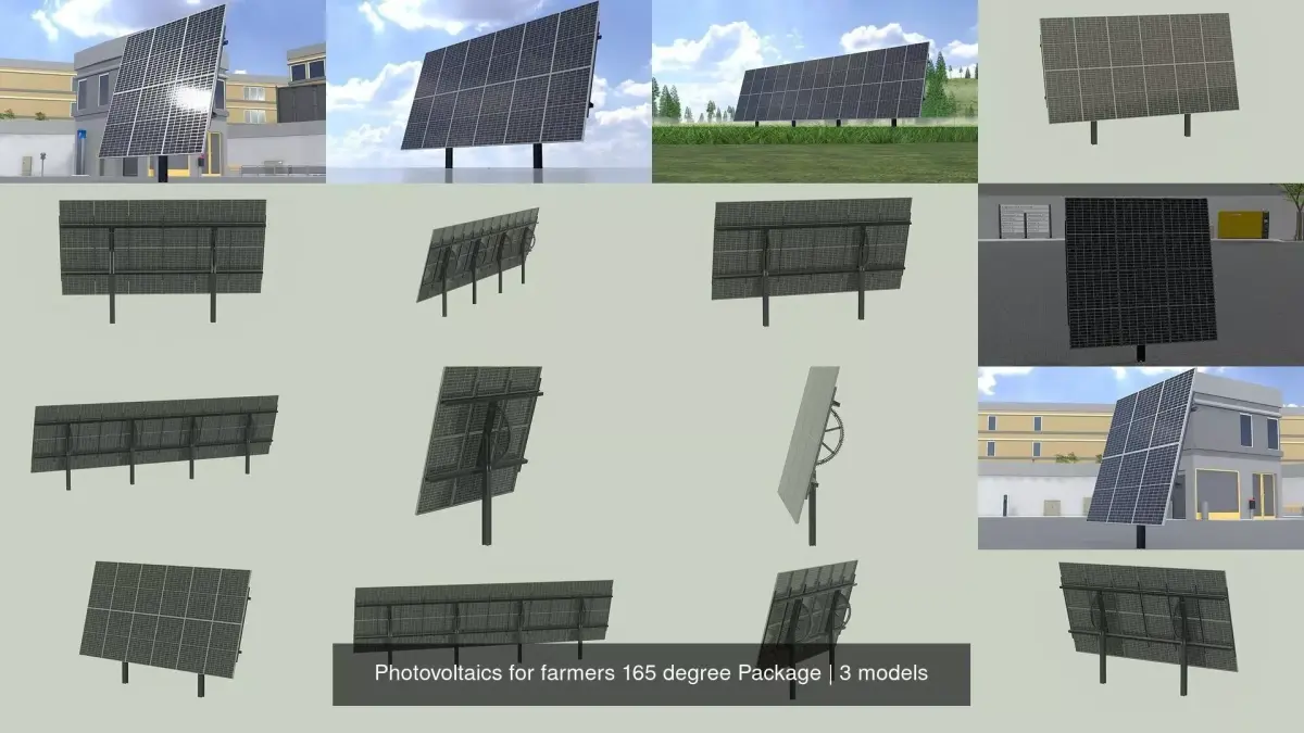 Photovoltaics for farmers 165 degree Package