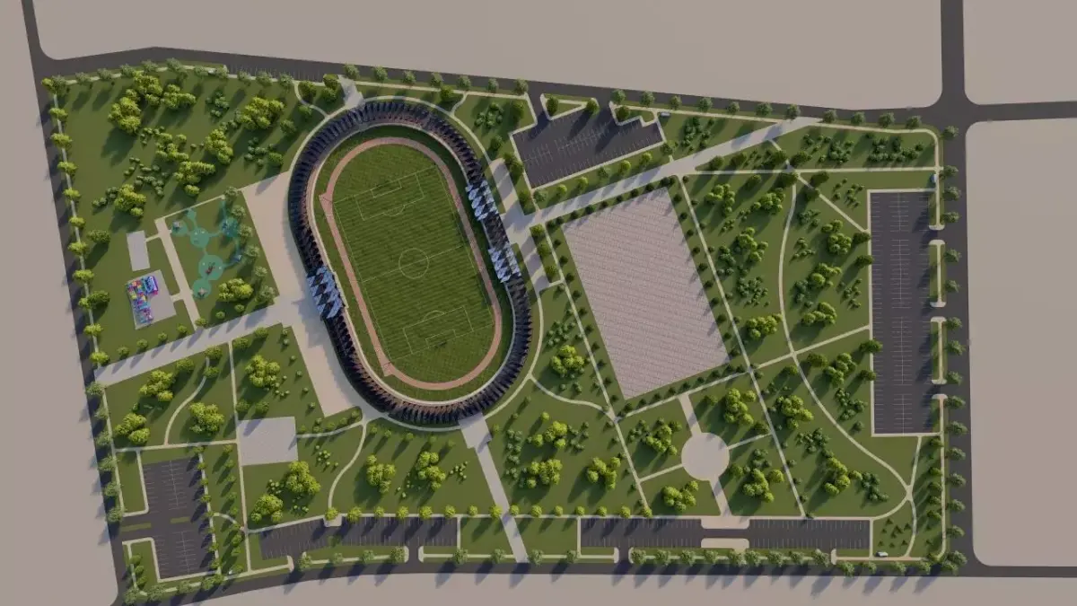 Master park-public park-Private Park Landscape 3D model buy