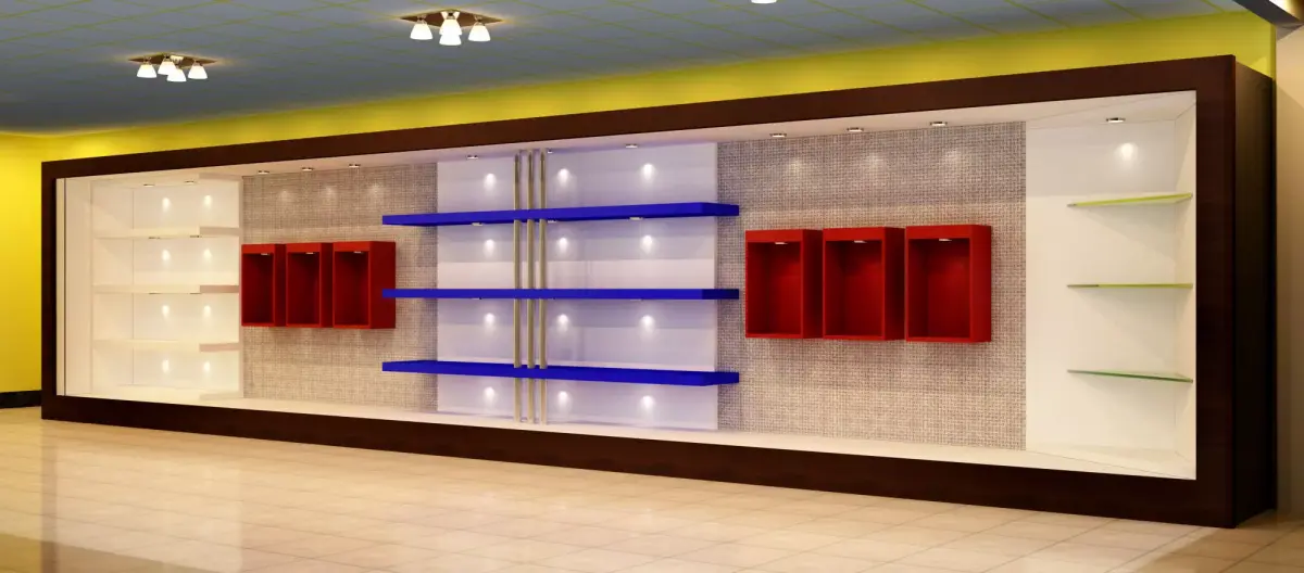 vitrin retail store with display case Free 3D model