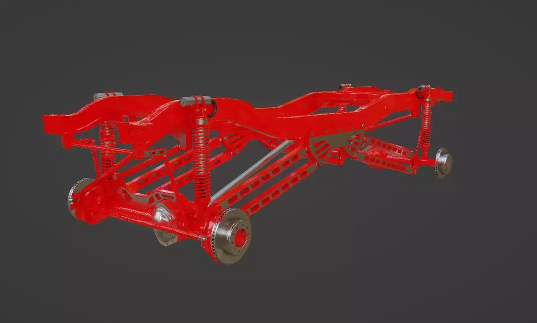 20 Inch Sema Lift Low-poly 3D model