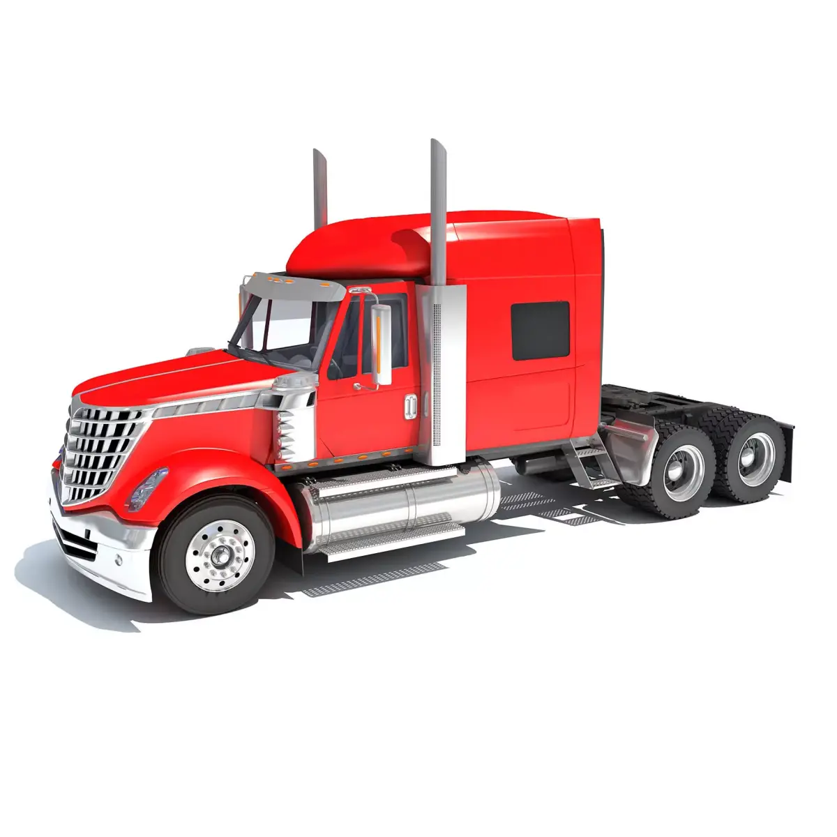Semi Truck 3D model get