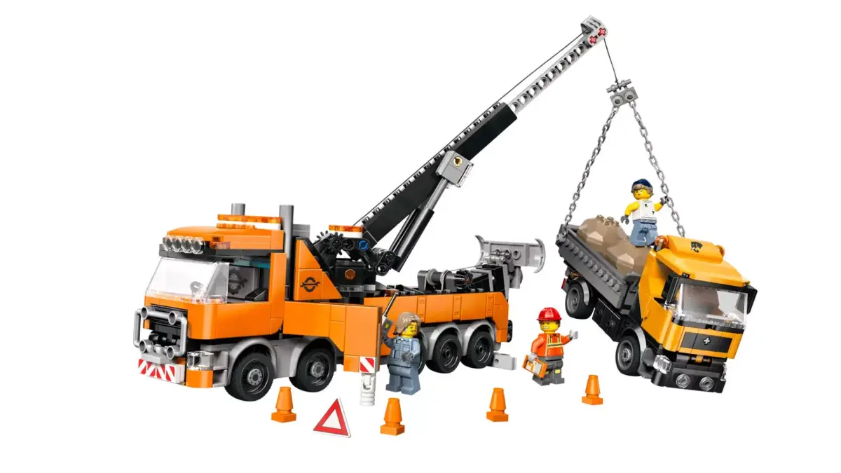 TwindBricks3D - 60467 Heavy-Duty Recovery Tow Truck with Crane  3D print model