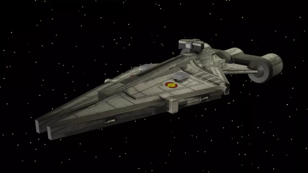 Star Wars - Republic Light Cruiser 3D model
