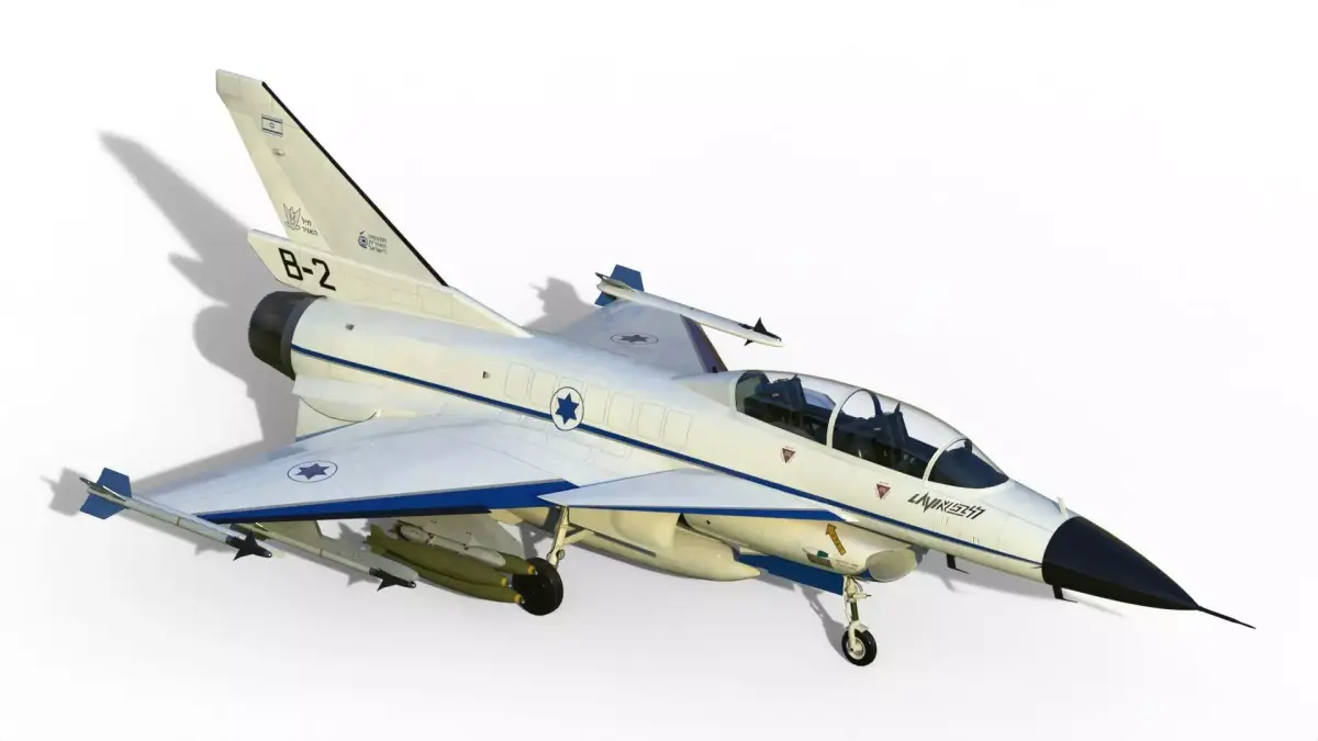 IAI Lavi fighter 3D model