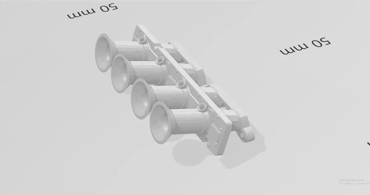 SR20 ITB intake manifold for RC 3D print model