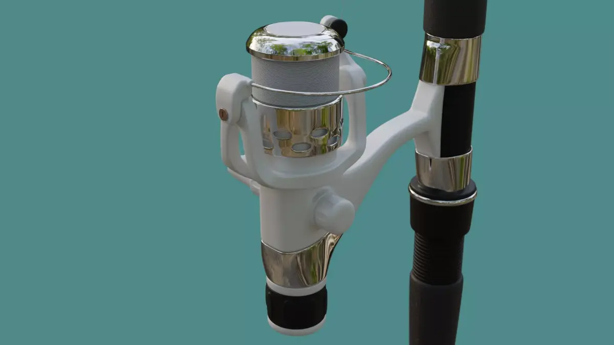 Fishing rod 3D model