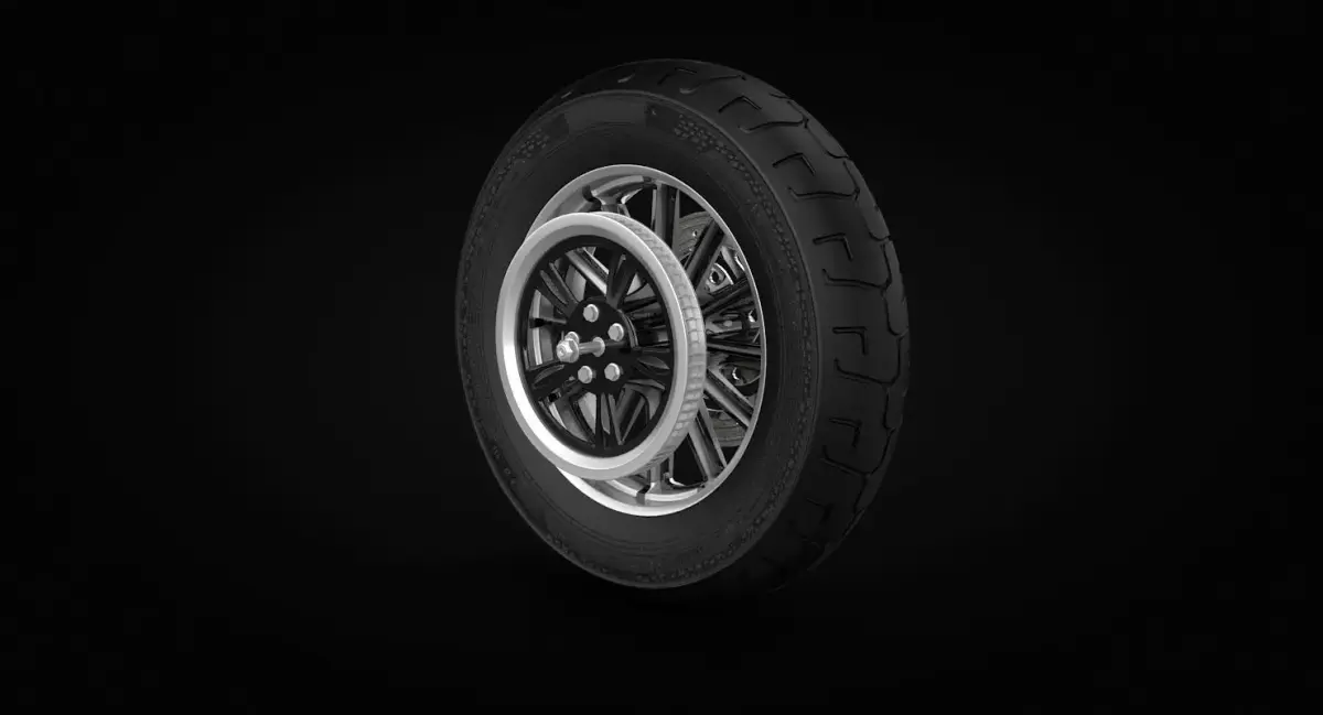 Motorcycle Rear Wheel 3D model purchase
