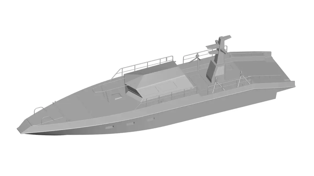 High speed boat 3D model buy