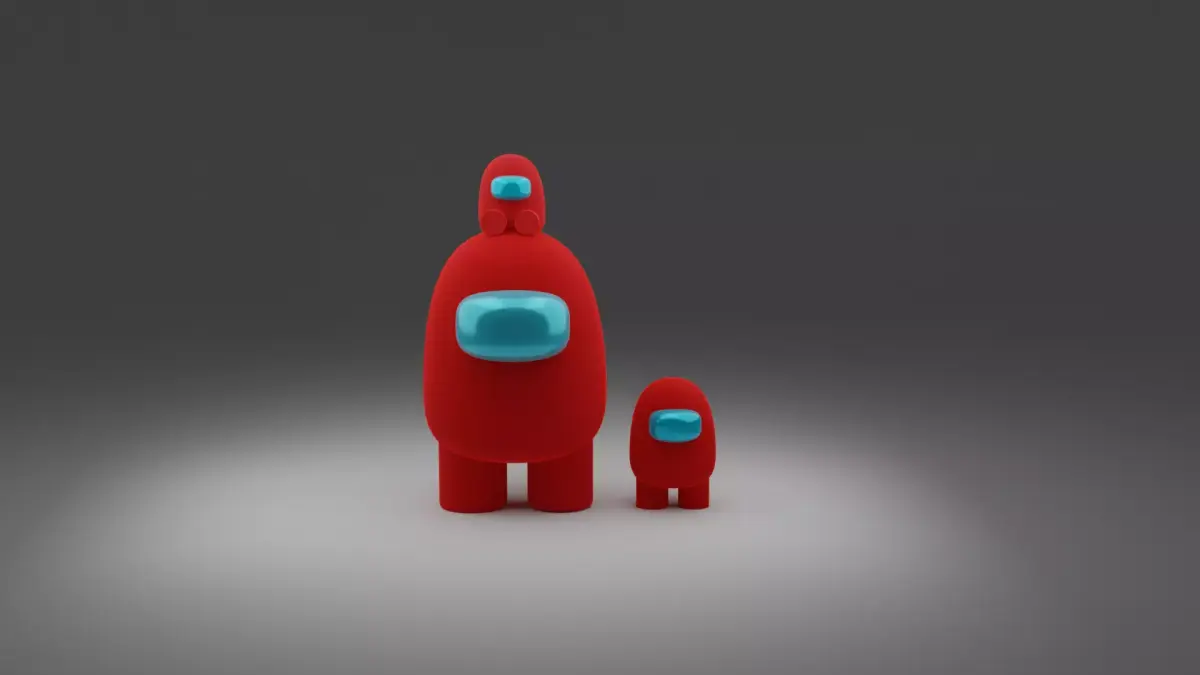 Among us character 3D model get